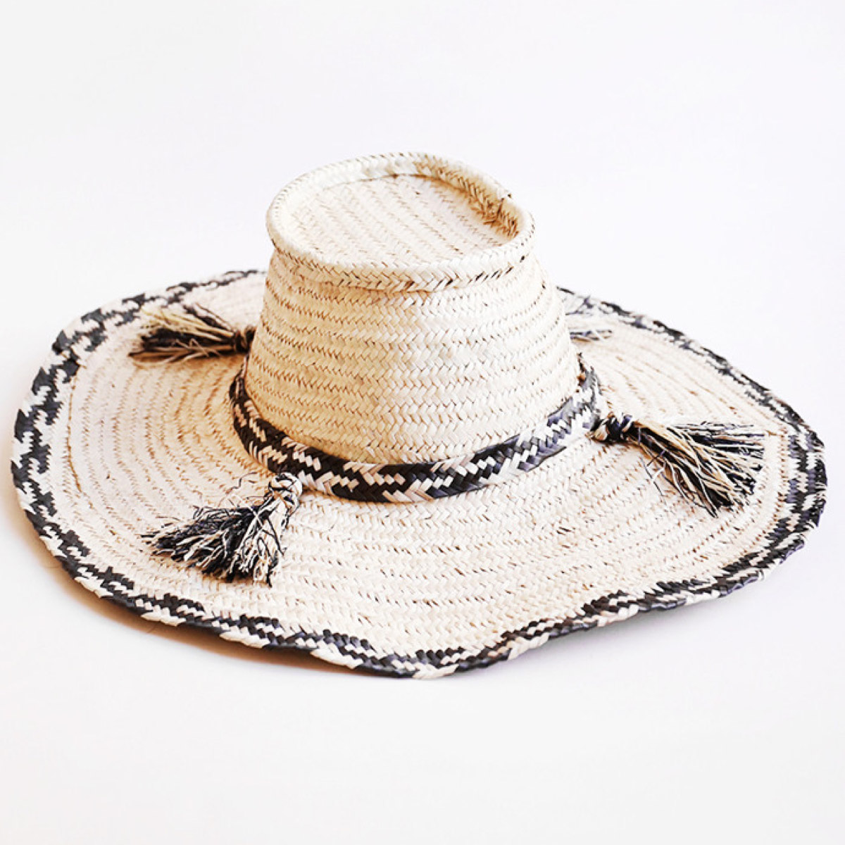 Black Woven Hat